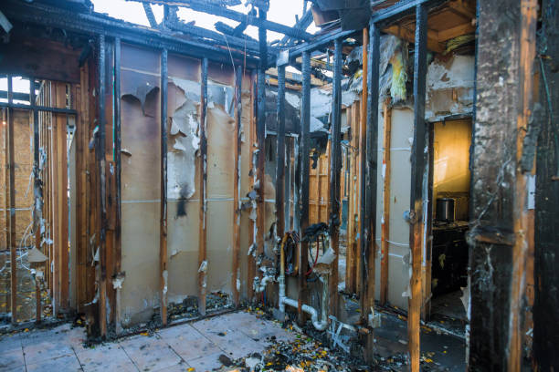 Professional Fire Damage Repair technician working in Roseburg, OR